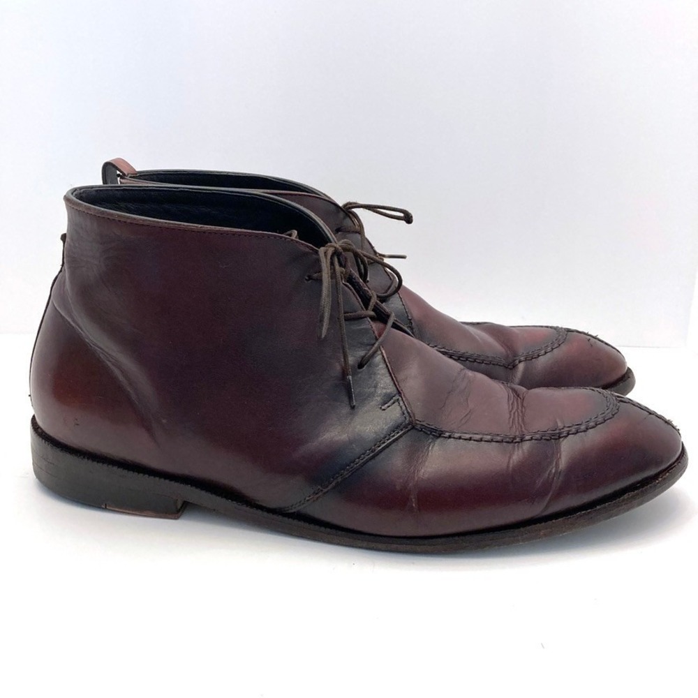Allen Edmonds Rafael Chukka Boots Cordovan Leather Mens 11.5 3E Distressed